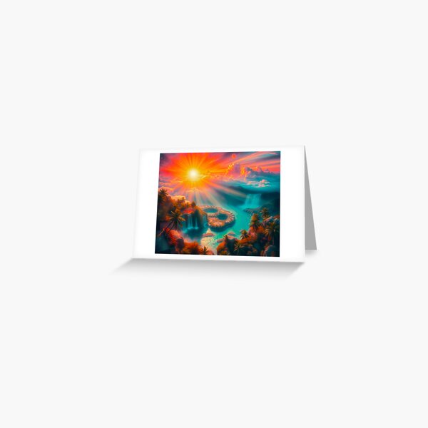 Arteman Inspiration - Collection Oasis Paradisiaque - "Regard" Carte de vœux