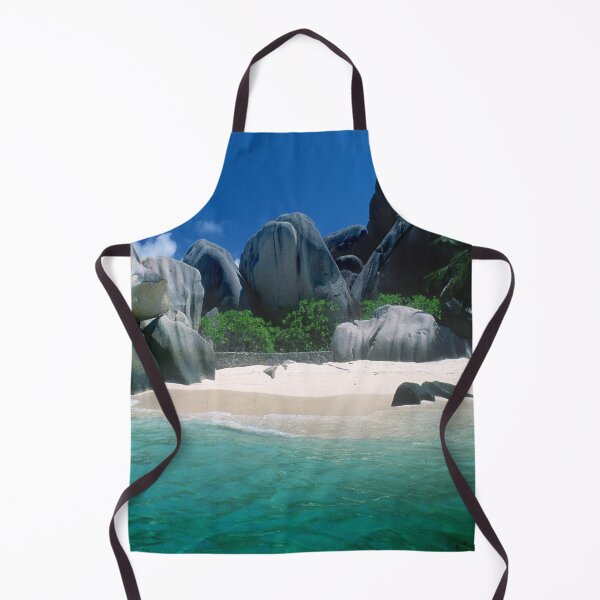 Item preview, Seychelles Islands Beach and Emerald-Green Indian Ocean Art Photo designed and sold by DEC02.