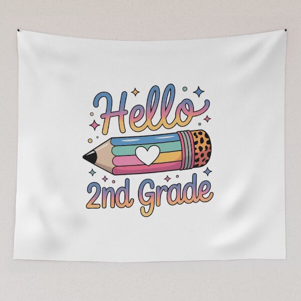 Item preview, Back To School Hello Kindergarten Leopard Tie Dye Pencil Kid designed and sold by brynatshop.
