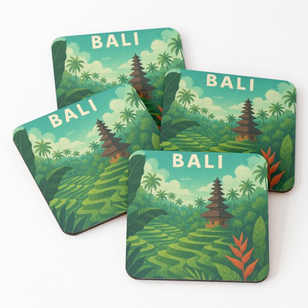 Item preview, Ubud Bali Pagoda and Jungle Rice Fields designed and sold by Places On Earth.