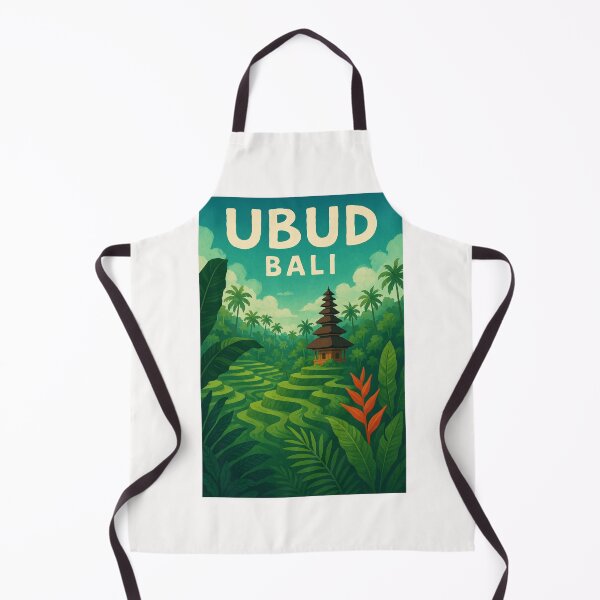 Item preview, Ubud Bali Pagoda and Jungle Rice Fields designed and sold by Places On Earth.