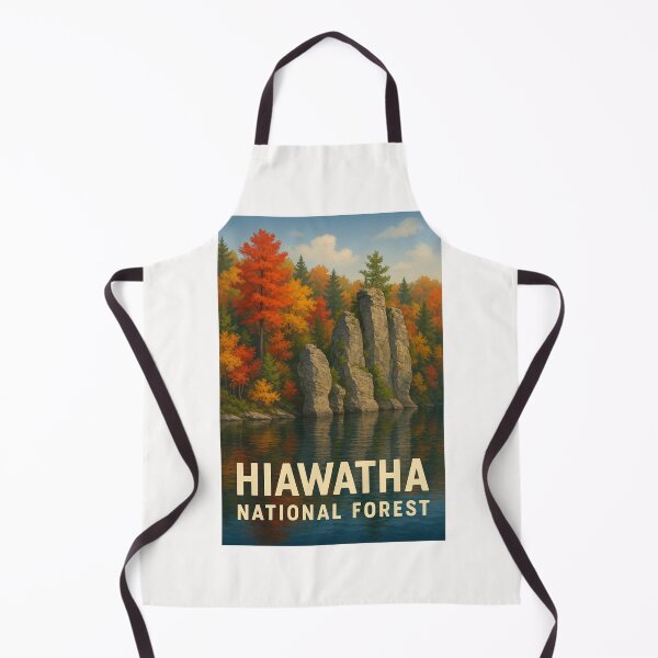 Item preview, Hiawatha National Forest Rock Formations in Autumn designed and sold by Places On Earth.