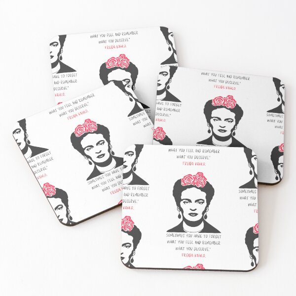 Item preview, Freida Kahlo Qoute, Sticker, black and red, poster, poster, gift card, artboard print, Hardcover Journals, iPhone Cases&Skins, Scarves, Canvas Print, Framed Art Print, Photographic, Metal Print, designed and sold by SpiralStairShop.