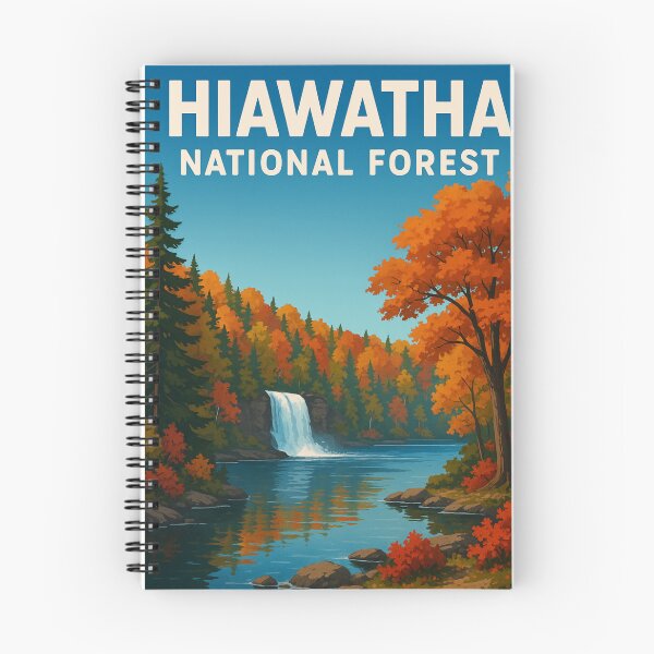 Item preview, Hiawatha National Forest Autumn Waterfall designed and sold by Places On Earth.