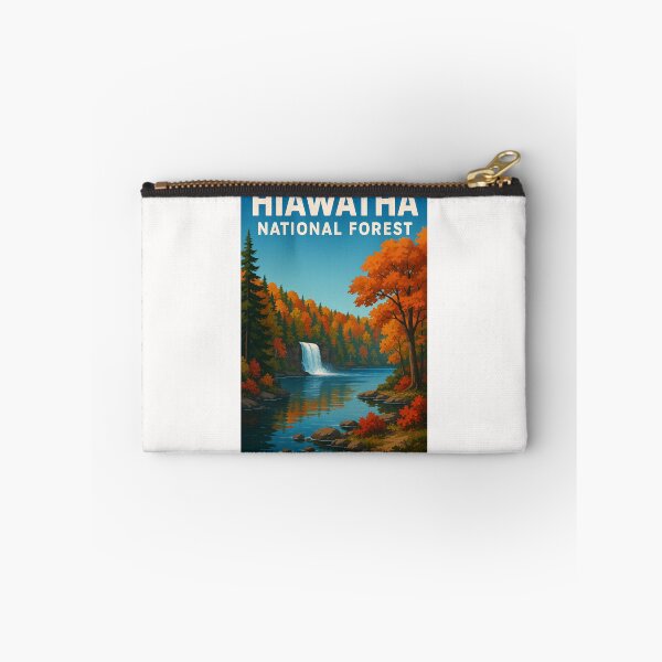 Item preview, Hiawatha National Forest Autumn Waterfall designed and sold by Places On Earth.