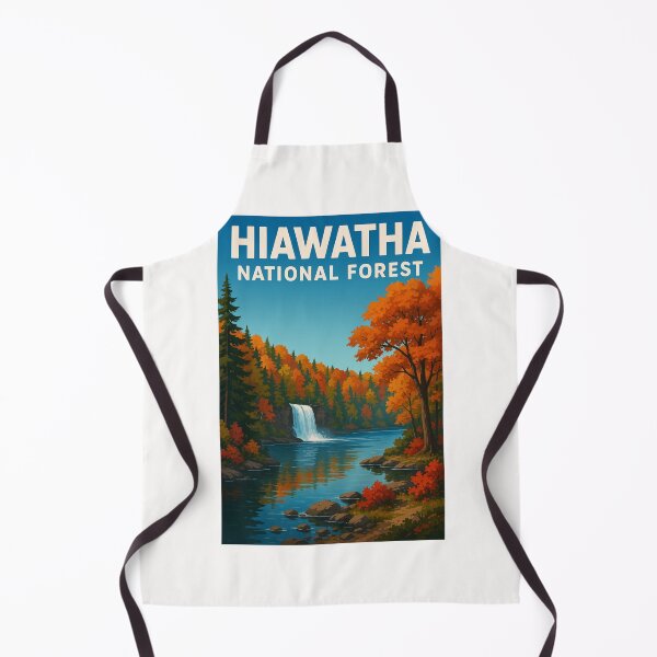Item preview, Hiawatha National Forest Autumn Waterfall designed and sold by Places On Earth.