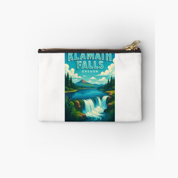 Item preview, Klamath Falls Oregon Waterfalls and Mountain View designed and sold by Places On Earth.