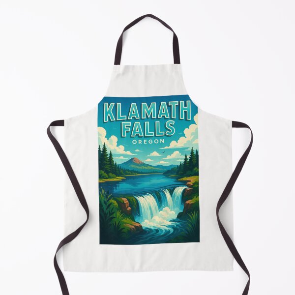 Item preview, Klamath Falls Oregon Waterfalls and Mountain View designed and sold by Places On Earth.