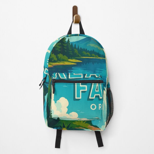 Item preview, Klamath Falls Oregon Waterfalls and Mountain View designed and sold by Places On Earth.