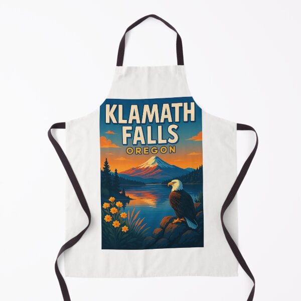 Item preview, Klamath Falls Oregon Sunset and Bald Eagle designed and sold by Places On Earth.