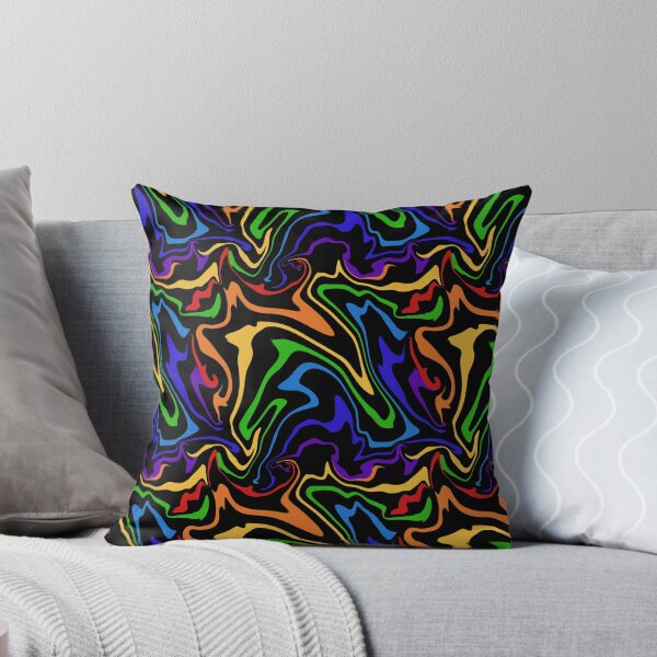 Item preview, Rainbow Groovy zebra seamless print  designed and sold by MaddyCute.