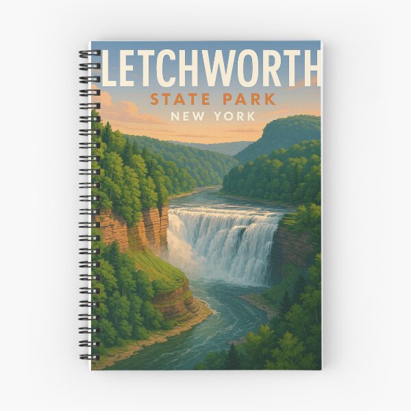 Item preview, Letchworth State Park Upper Falls New York designed and sold by Places On Earth.