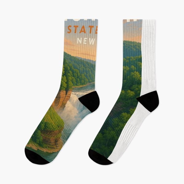 Item preview, Letchworth State Park Upper Falls New York designed and sold by Places On Earth.