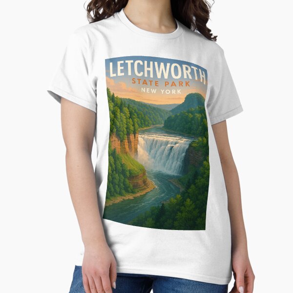 Item preview, Letchworth State Park Upper Falls New York designed and sold by Places On Earth.