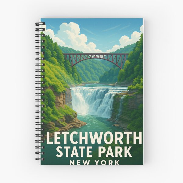 Item preview, Letchworth State Park Middle Falls and Bridge designed and sold by Places On Earth.