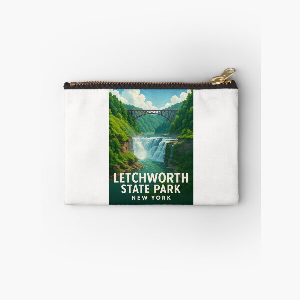 Item preview, Letchworth State Park Middle Falls and Bridge designed and sold by Places On Earth.