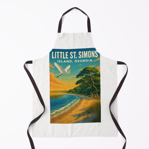 Item preview, Little St. Simons Island Georgia Egret at Dusk designed and sold by Places On Earth.