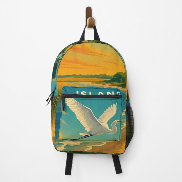 Item preview, Little St. Simons Island Georgia Egret at Dusk designed and sold by Places On Earth.