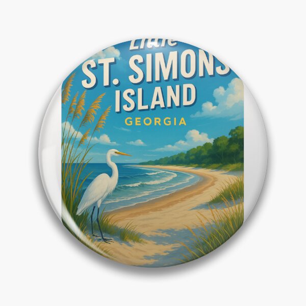 Item preview, Little St. Simons Island Georgia Coastal Shoreline designed and sold by Places On Earth.