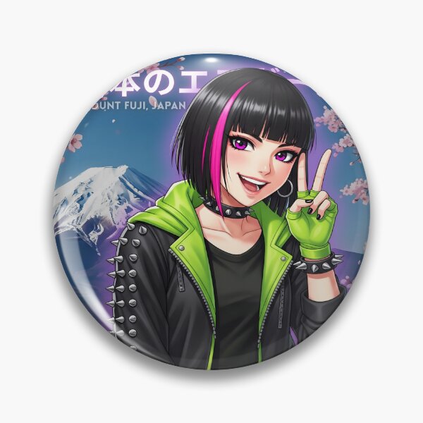 Item preview, Anime girl traveling on Mount Fuji in Japan designed and sold by Emo-World-Tour.