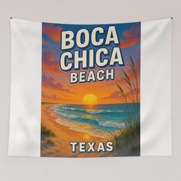 Item preview, Boca Chica Beach Texas Sunset Scene designed and sold by Places On Earth.