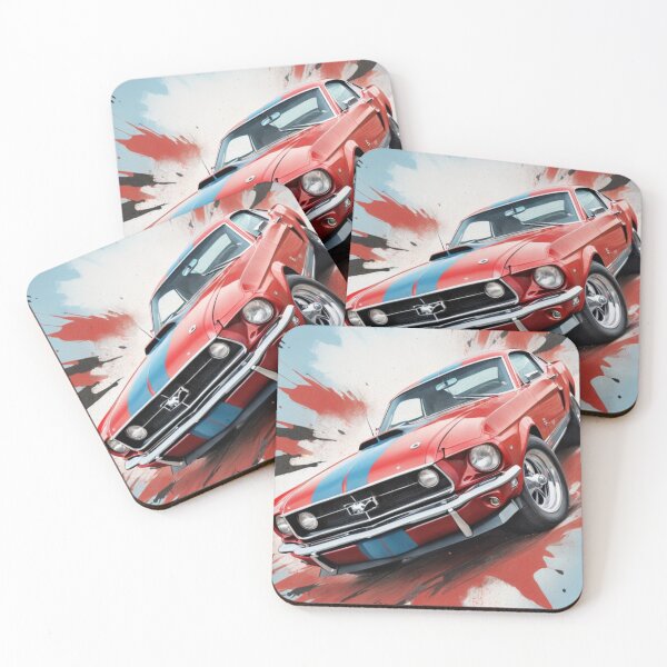 Item preview, Classic Mustang 1969 – Retro Muscle Car Art designed and sold by Karlitox1988.
