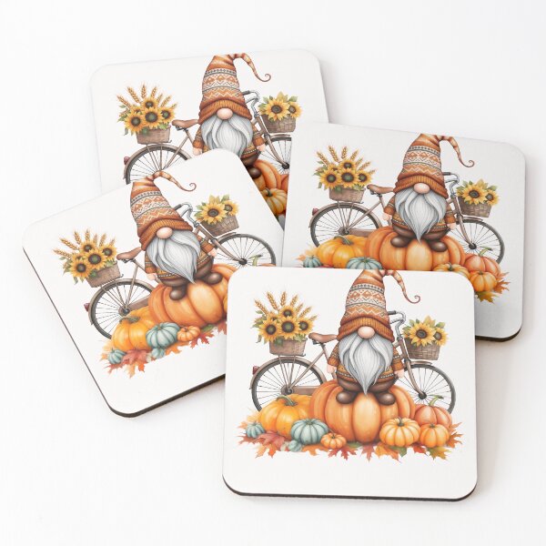 Item preview, Cozy Autumn Pumpkin Sunflower Gnome designed and sold by TalalosART.