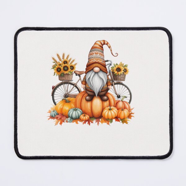 Item preview, Cozy Autumn Pumpkin Sunflower Gnome designed and sold by TalalosART.