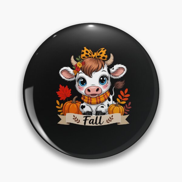 Item preview, Cute Fall Cow  designed and sold by TalalosART.