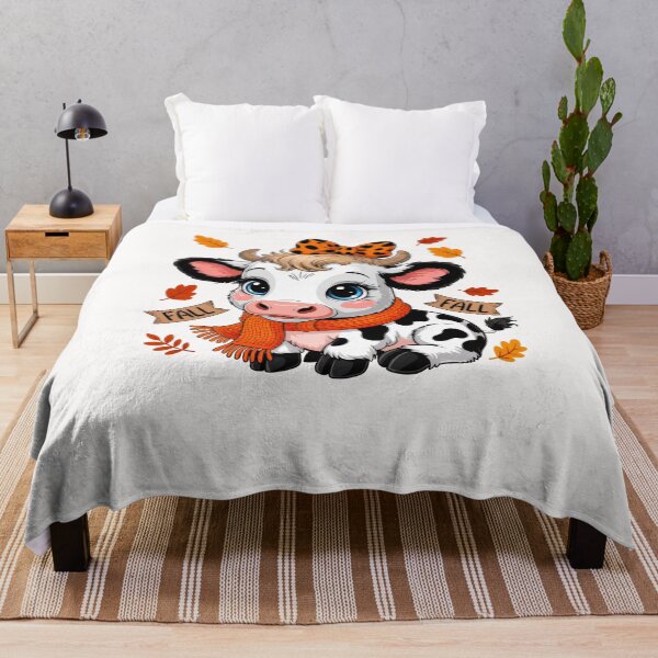 Item preview, Cute Fall Cow  designed and sold by TalalosART.