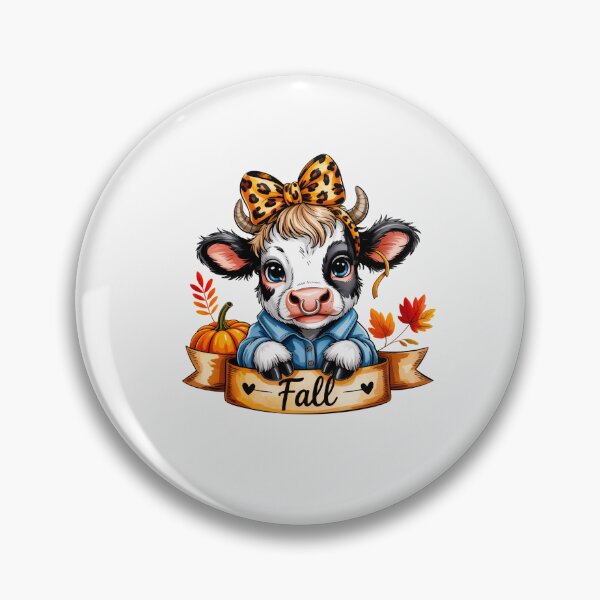 Item preview, Cute Fall Cow  designed and sold by TalalosART.