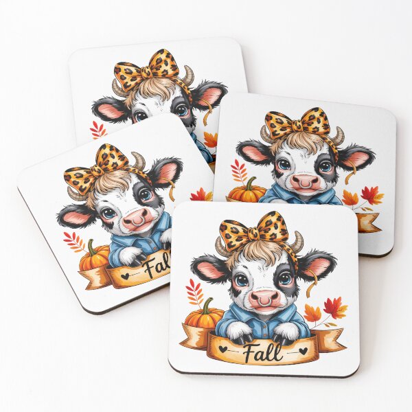 Item preview, Cute Fall Cow  designed and sold by TalalosART.
