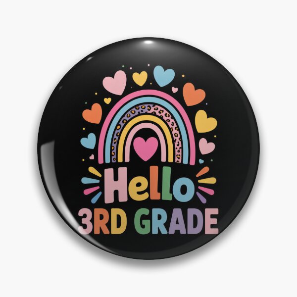 Item preview, Hello 3rd Grade Teacher Leopard Rainbow Back To School designed and sold by brynatshop.