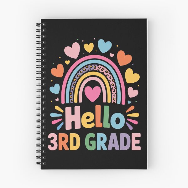 Item preview, Hello 3rd Grade Teacher Leopard Rainbow Back To School designed and sold by brynatshop.