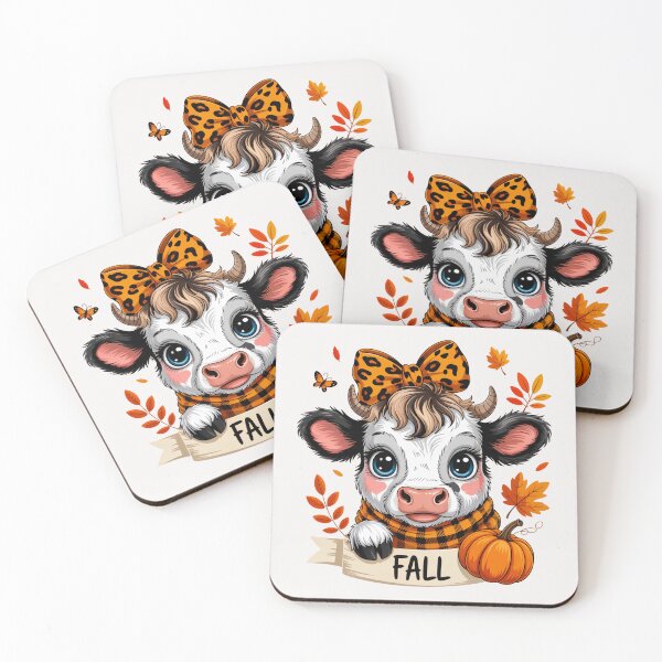 Item preview, Cute Fall Cow  designed and sold by TalalosART.