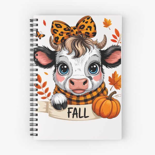 Item preview, Cute Fall Cow  designed and sold by TalalosART.