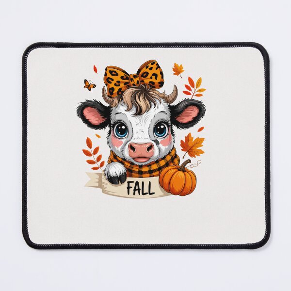 Item preview, Cute Fall Cow  designed and sold by TalalosART.