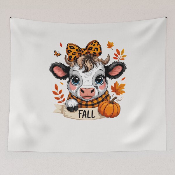 Item preview, Cute Fall Cow  designed and sold by TalalosART.