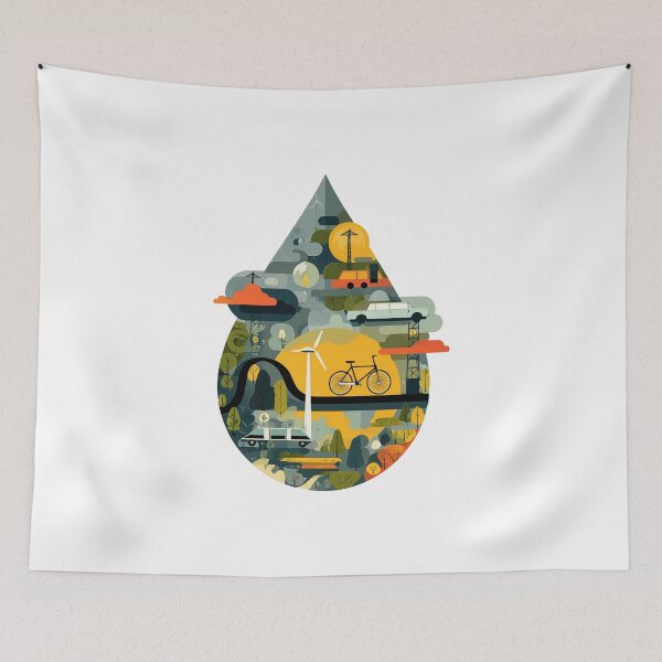 Item preview, Water Drop From Renewable Energy Systems designed and sold by FWLKIT.