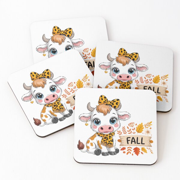 Item preview, Cute Fall Cow  designed and sold by TalalosART.