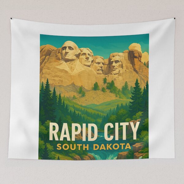 Item preview, Rapid City South Dakota and Mount Rushmore designed and sold by Aryabek.