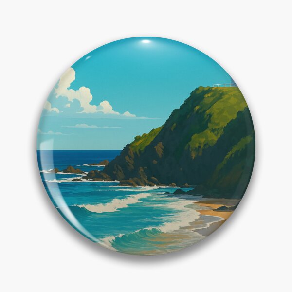 Item preview, Byron Bay Australia Lighthouse and Surf Coast designed and sold by Aryabek.
