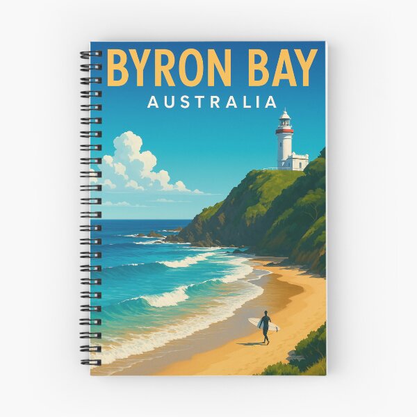 Item preview, Byron Bay Australia Lighthouse and Surf Coast designed and sold by Aryabek.