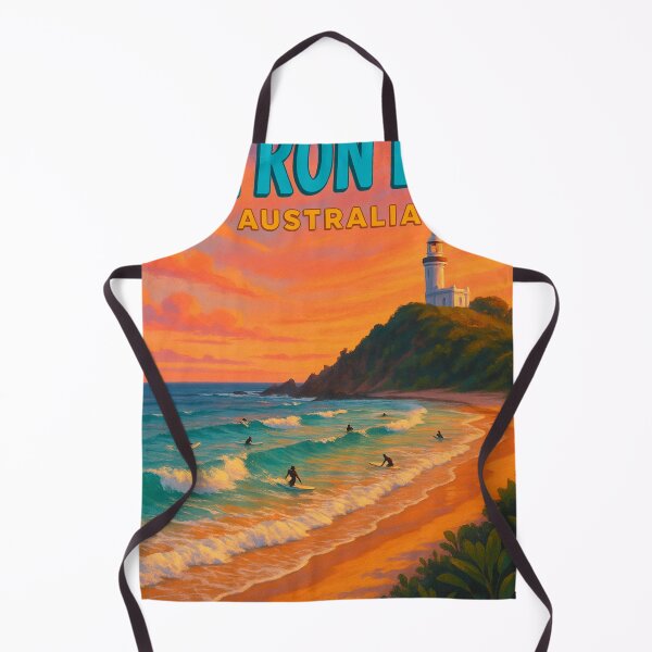 Item preview, Byron Bay Australia Sunset Surf Scene designed and sold by Aryabek.