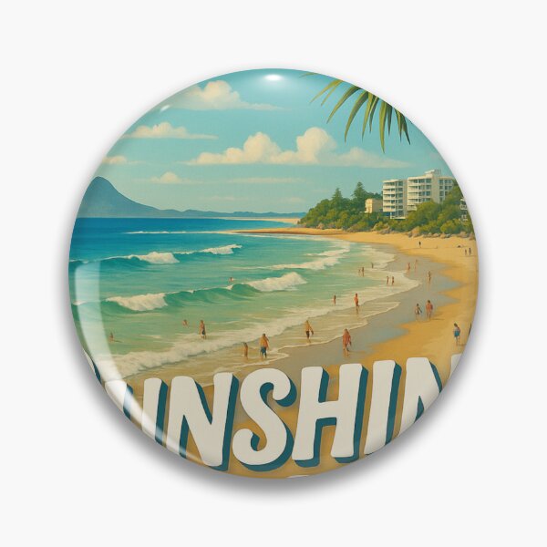 Item preview, Sunshine Coast Australia Beach and Coastal City designed and sold by Aryabek.
