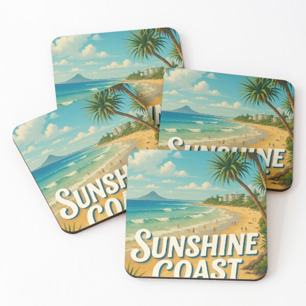 Item preview, Sunshine Coast Australia Beach and Coastal City designed and sold by Aryabek.
