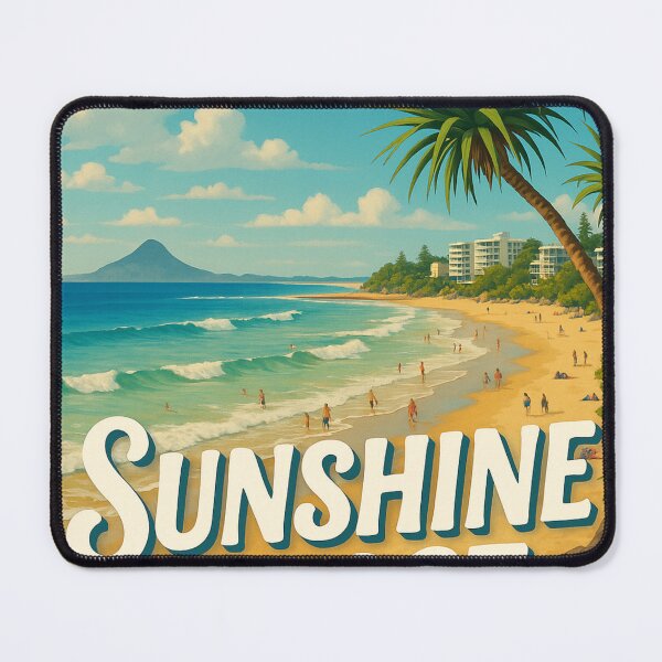 Item preview, Sunshine Coast Australia Beach and Coastal City designed and sold by Aryabek.