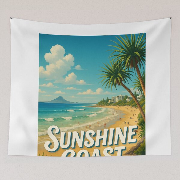 Item preview, Sunshine Coast Australia Beach and Coastal City designed and sold by Aryabek.