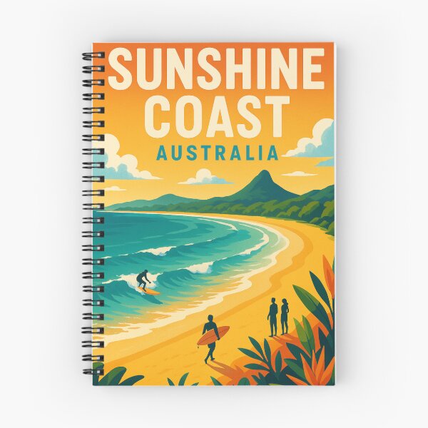 Item preview, Sunshine Coast Australia Surf and Mountains designed and sold by Aryabek.