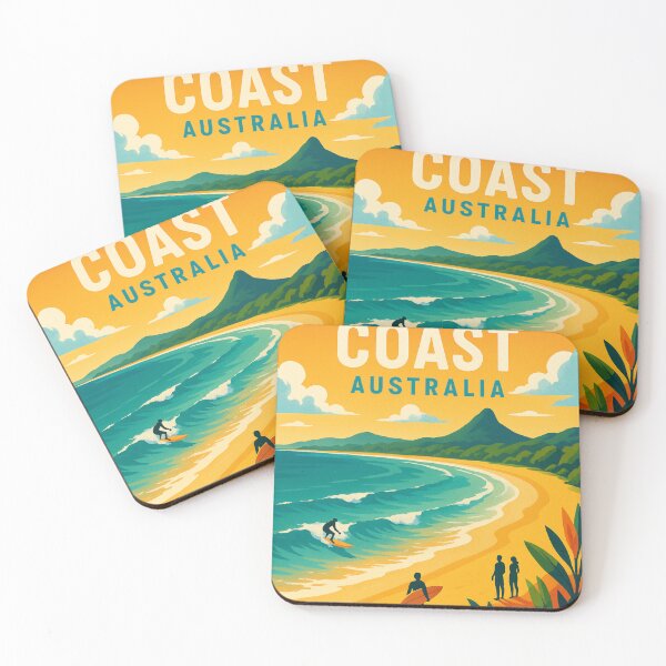 Item preview, Sunshine Coast Australia Surf and Mountains designed and sold by Aryabek.